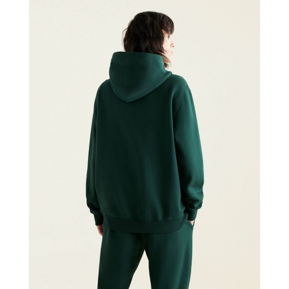 Roots Hoodie Mens Sixe XXL Green Organic Original Kanga Fleece Sweatshirt Canada - Picture 7 of 16